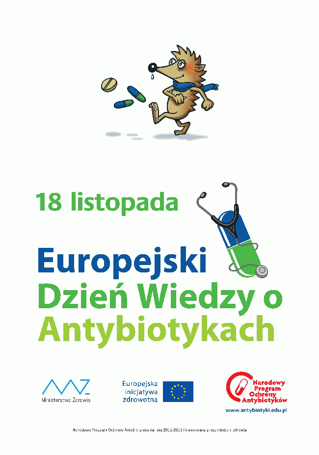 Ilustracja wprowadzenia: Europejski Dzień Wiedzy o Antybiotykach.