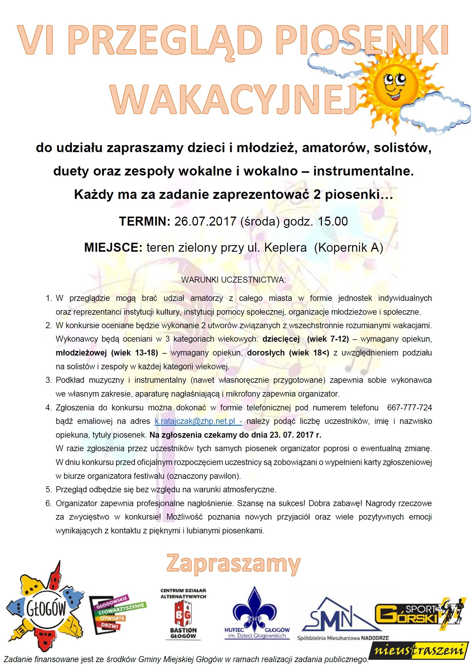Ilustracja do artykuły: VI Przegląd Piosenki Wakacyjnej.