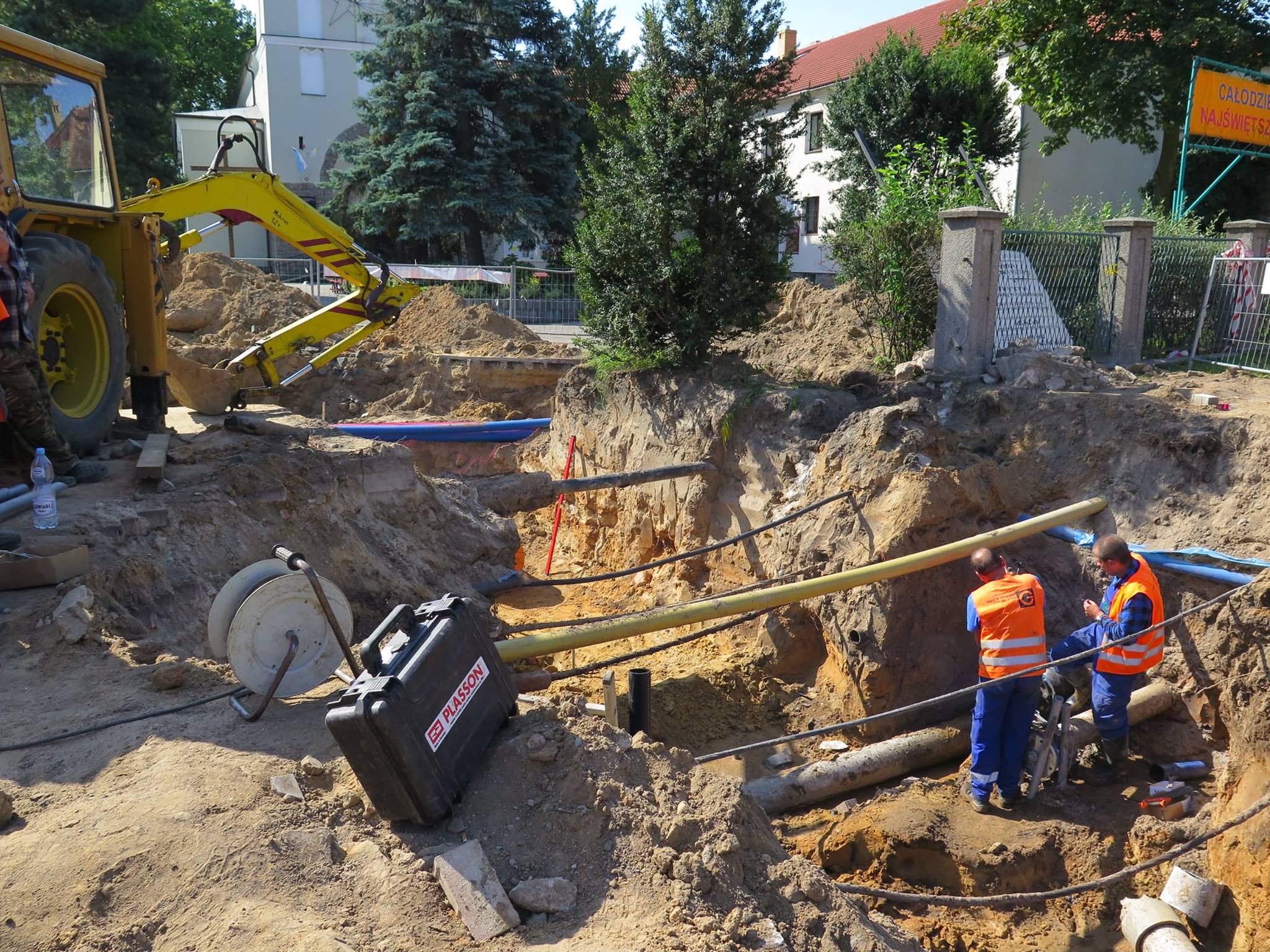 Ilustracja wprowadzenia: Prace trwają.