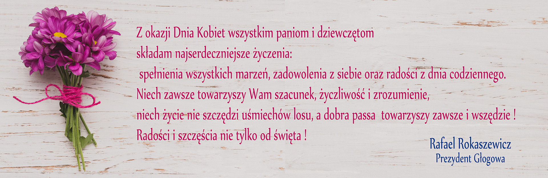 Ilustracja do artykuły: Życzenia z okazji Dnia Kobiet.