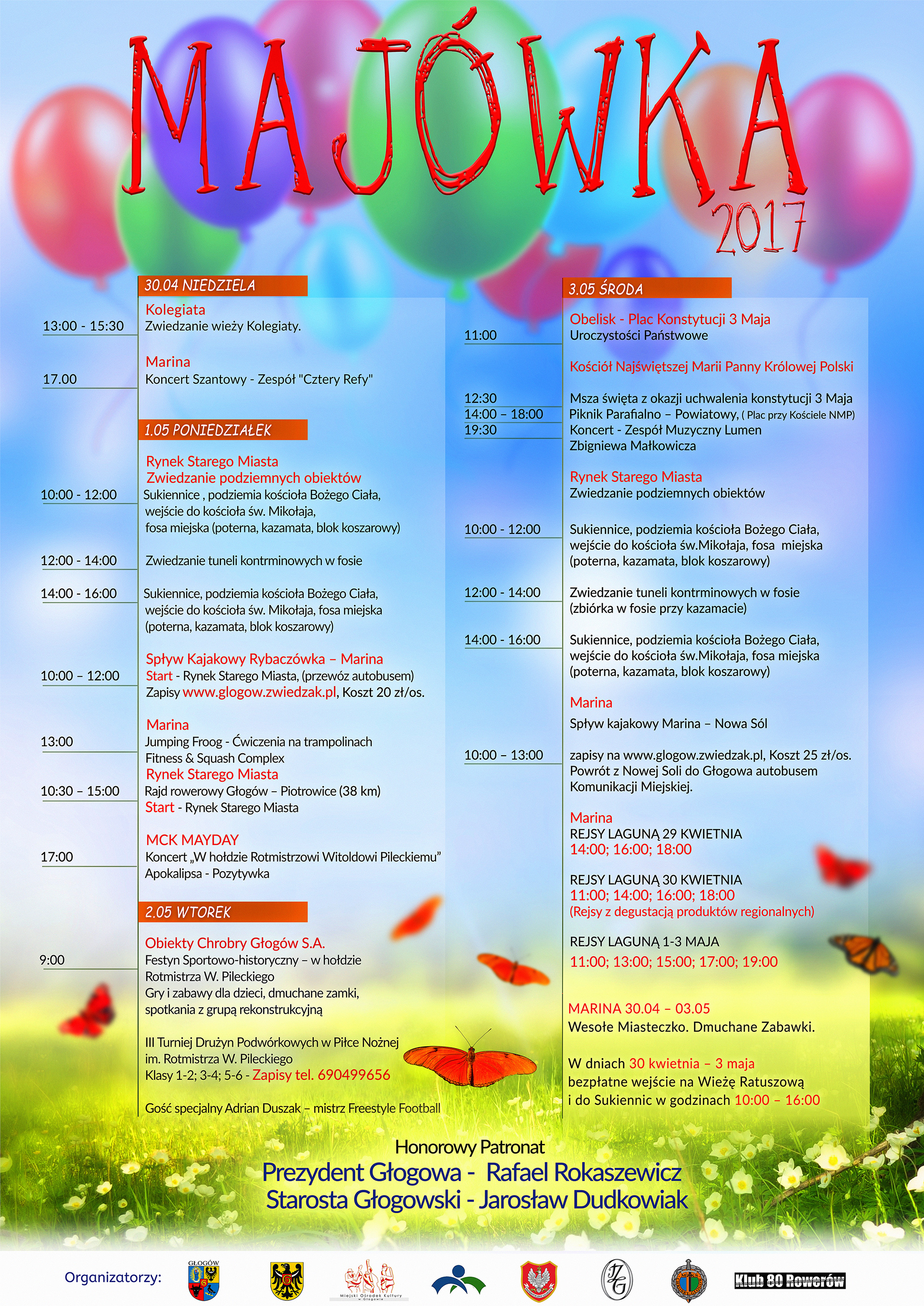 Ilustracja do artykuły: Majówka 2017 -  zapraszamy!