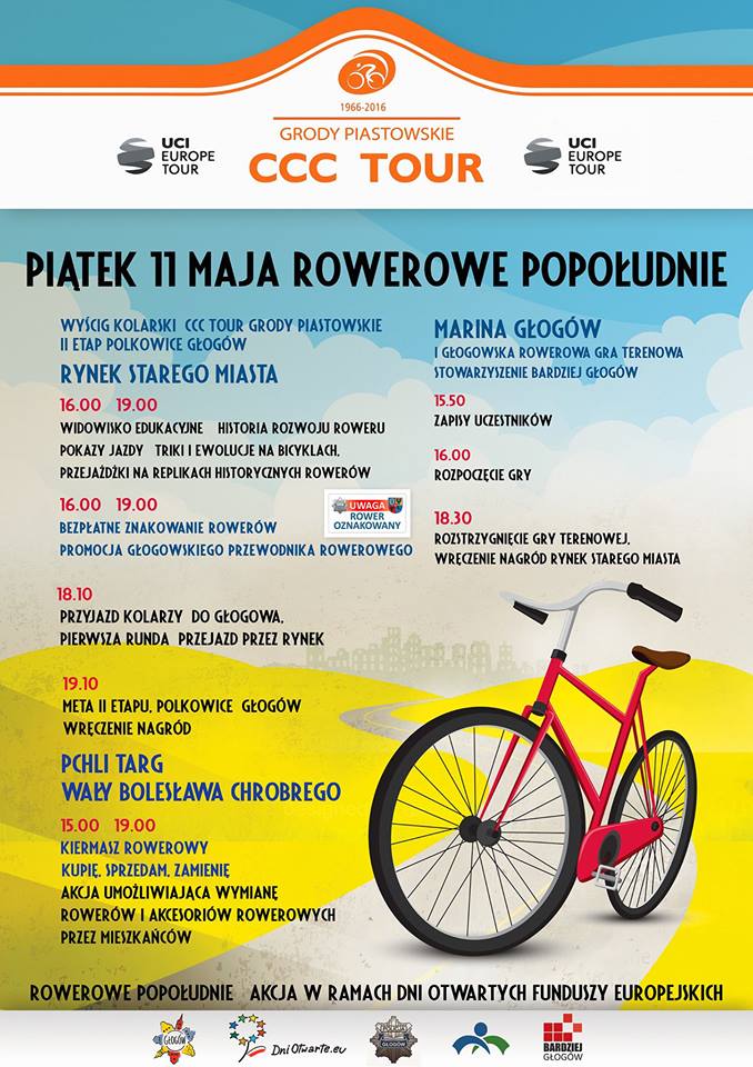 Rowerowe popołudnie - wyścig kolarski &bdquo;CCC Tour Grody Piastowskie&rdquo; - zdjęcie 1