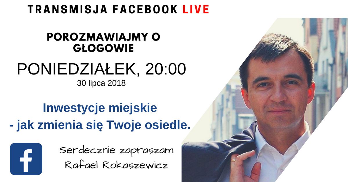Ilustracja do artykuły: Drodzy Głogowianie - zapraszam na rozmowę on-line!