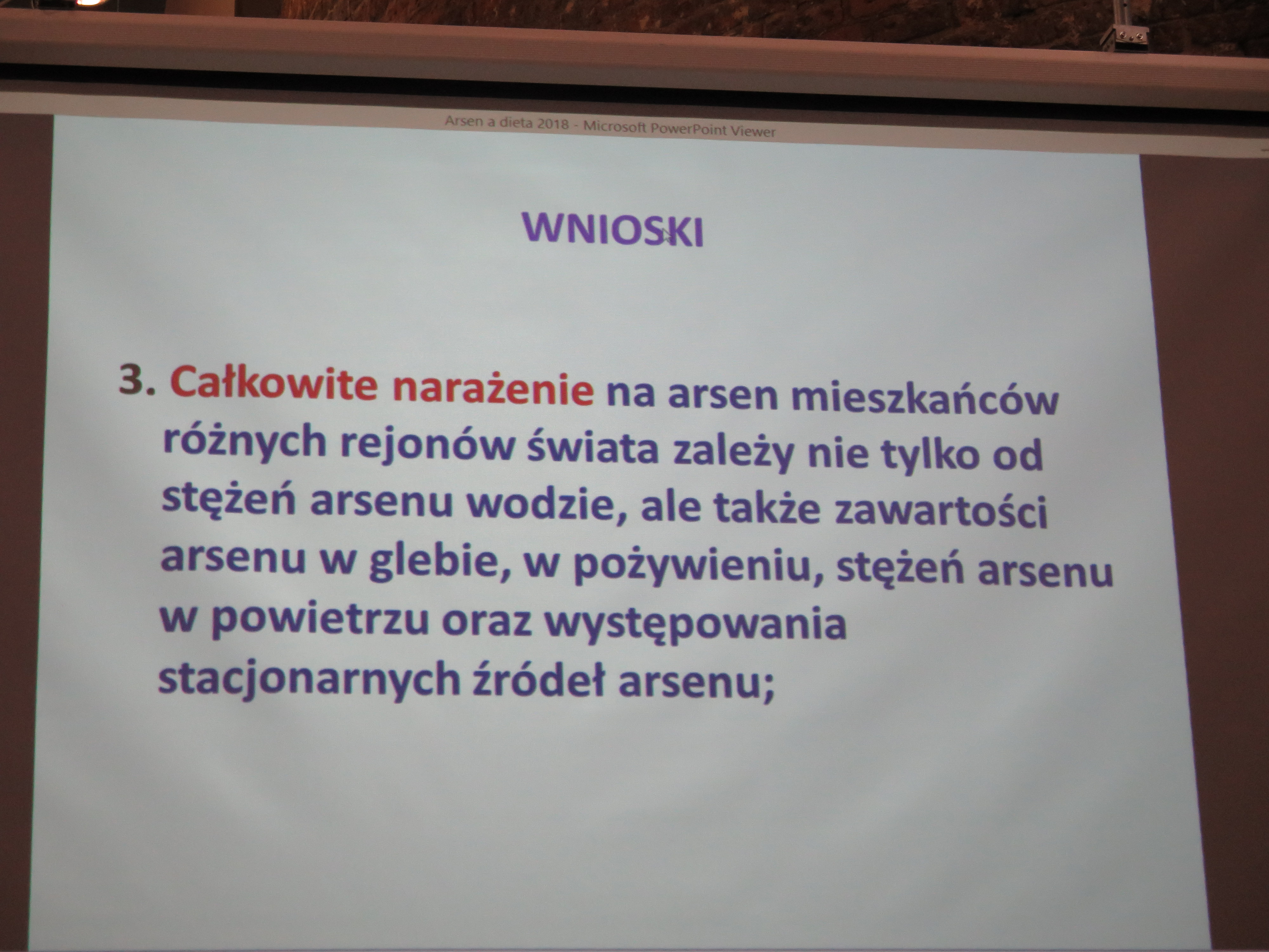 Wykład: Ekspozycja na arsen a zdrowa dieta - zdjęcie 4