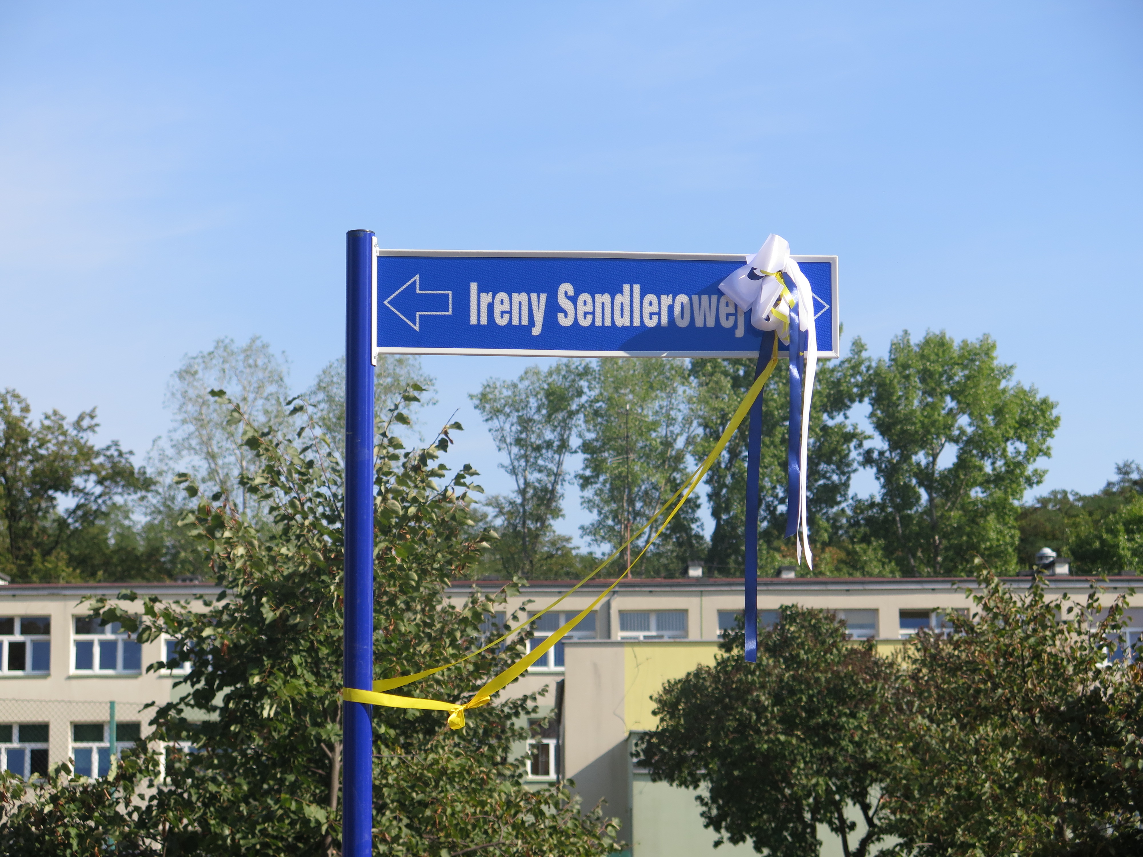 Ilustracja wprowadzenia: Ulica im.Ireny Sendlerowej.