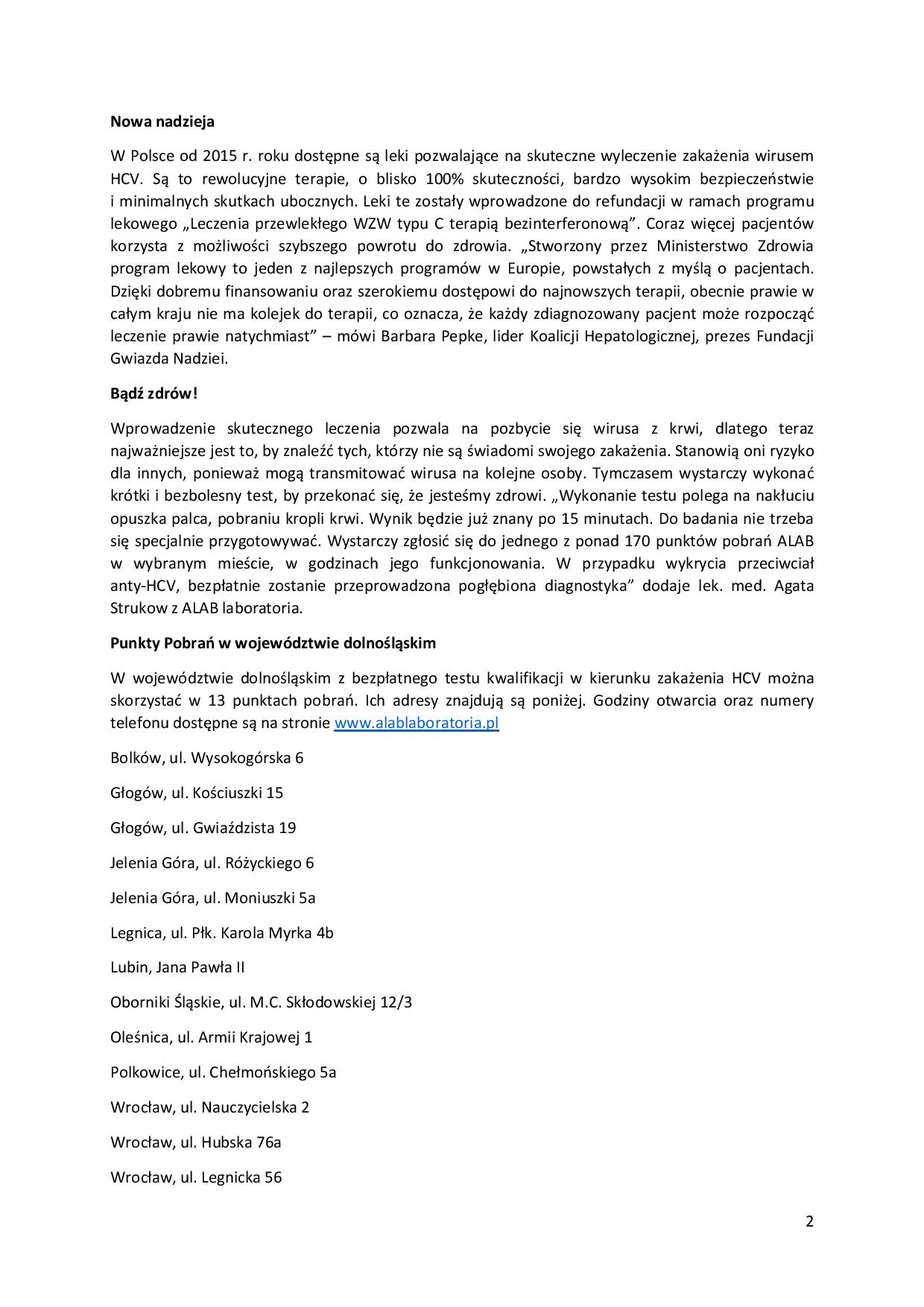 Diagnostyka wirusa HCV. - zdjęcie 2