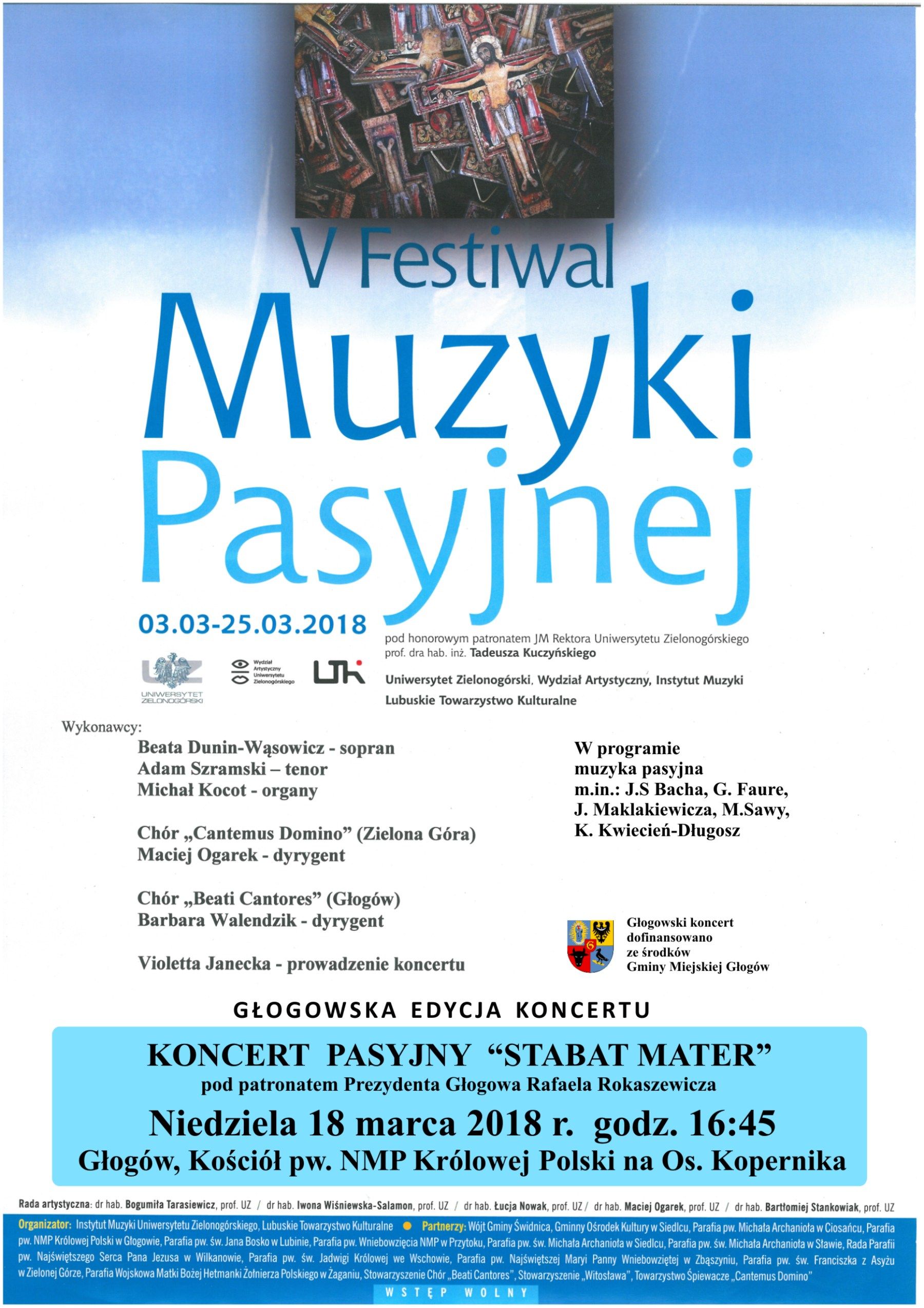 Ilustracja do artykuły: V Festiwal Muzyki Pasyjnej.