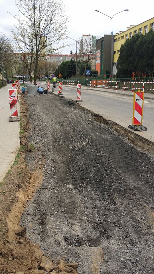 Trwa przebudowa ul. Andromedy. - zdjęcie 1