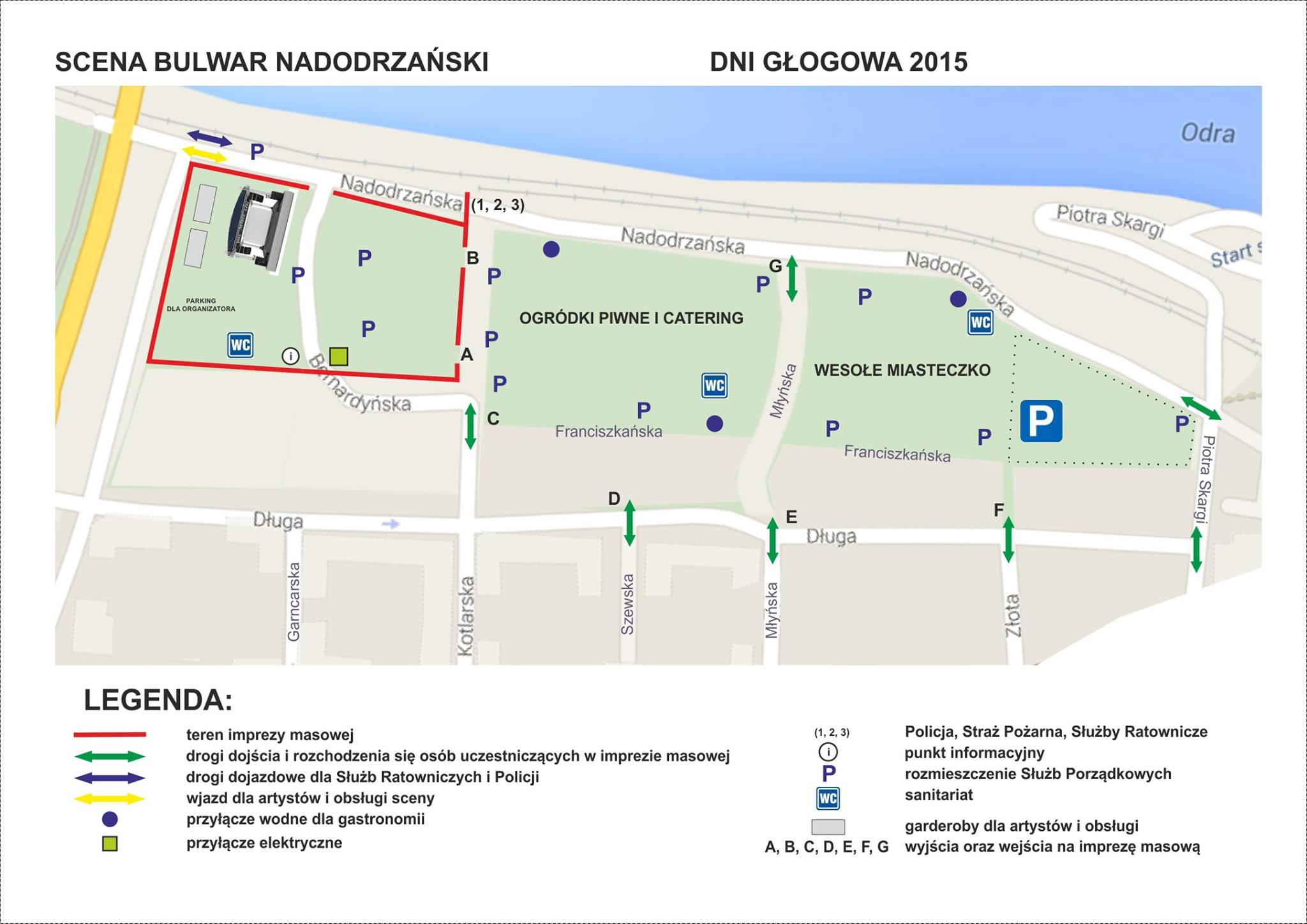 Dni Głogowa - mapa. - zdjęcie 3