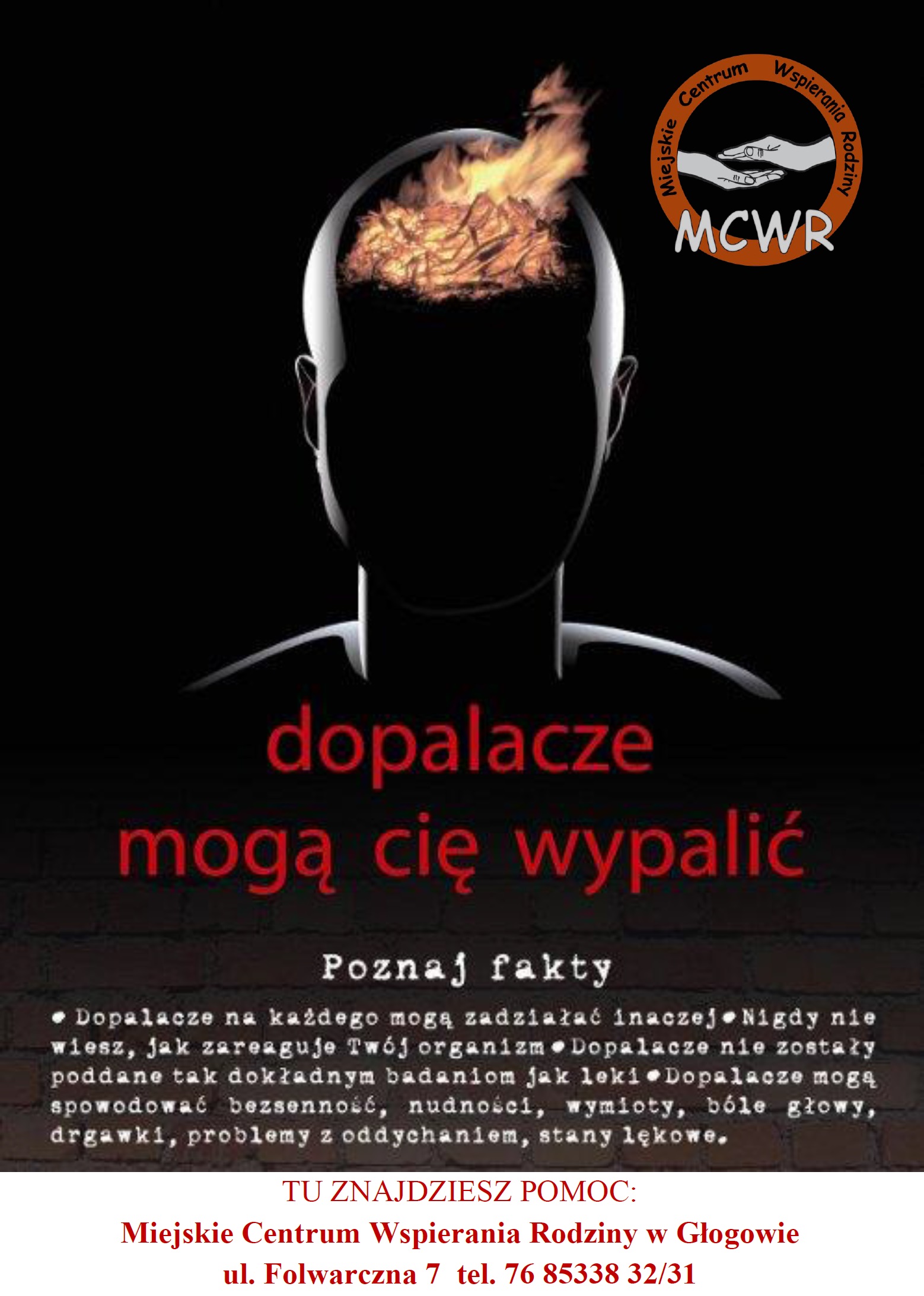 Ilustracja do artykuły: Dopalaczom - nie! Zapobiec tragedii.