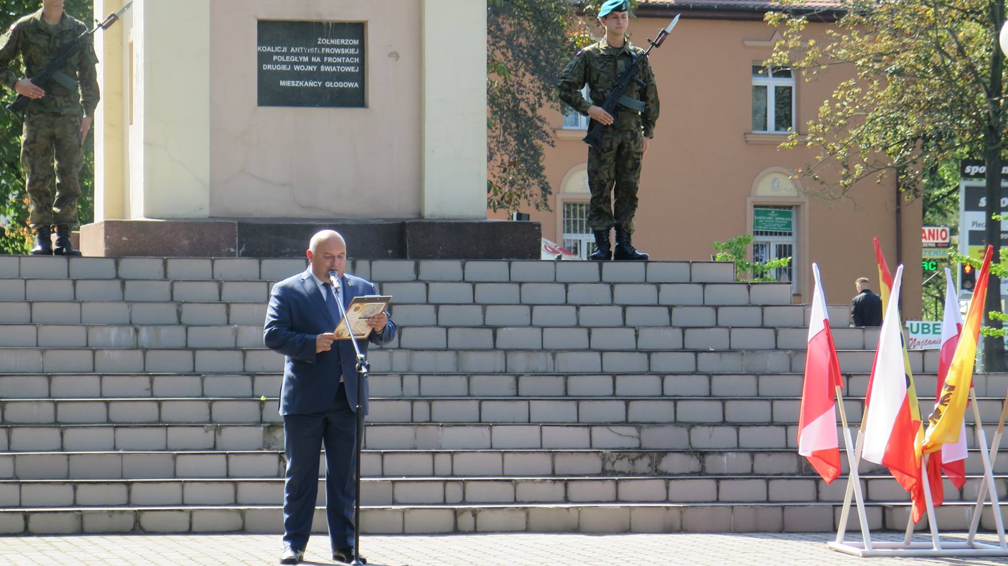 uroczystości rocznicy wybuchu II Wojny Światowej