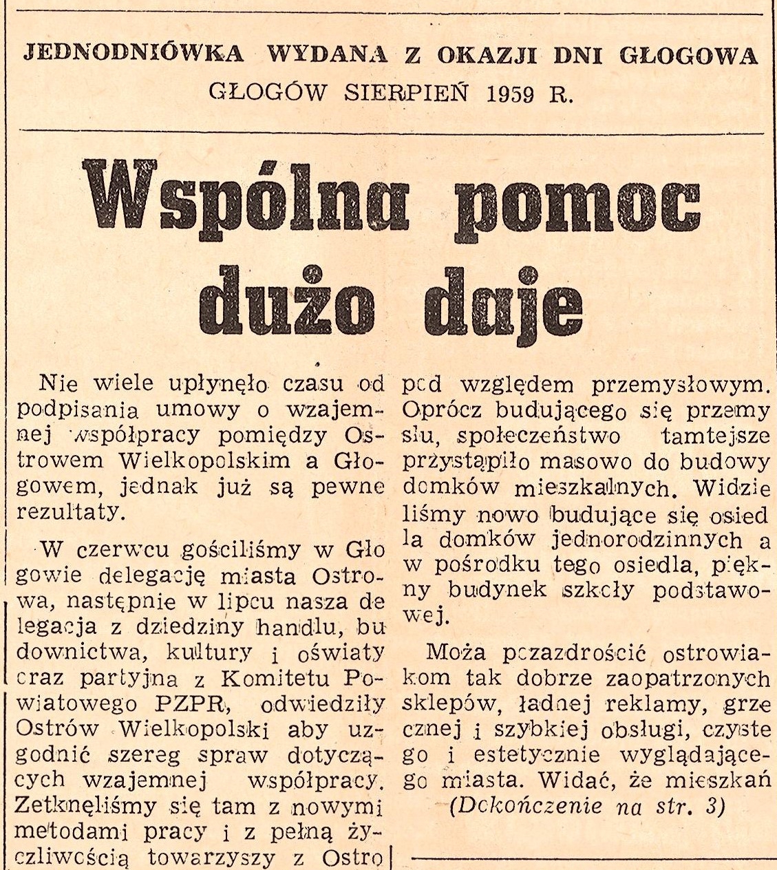 &bdquo;Jednodni&oacute;wki&rdquo; #2 &ndash; Dni Głogowa - zdjęcie 1