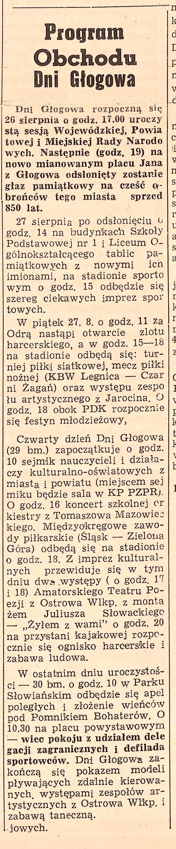 &bdquo;Jednodni&oacute;wki&rdquo; #2 &ndash; Dni Głogowa - zdjęcie 2