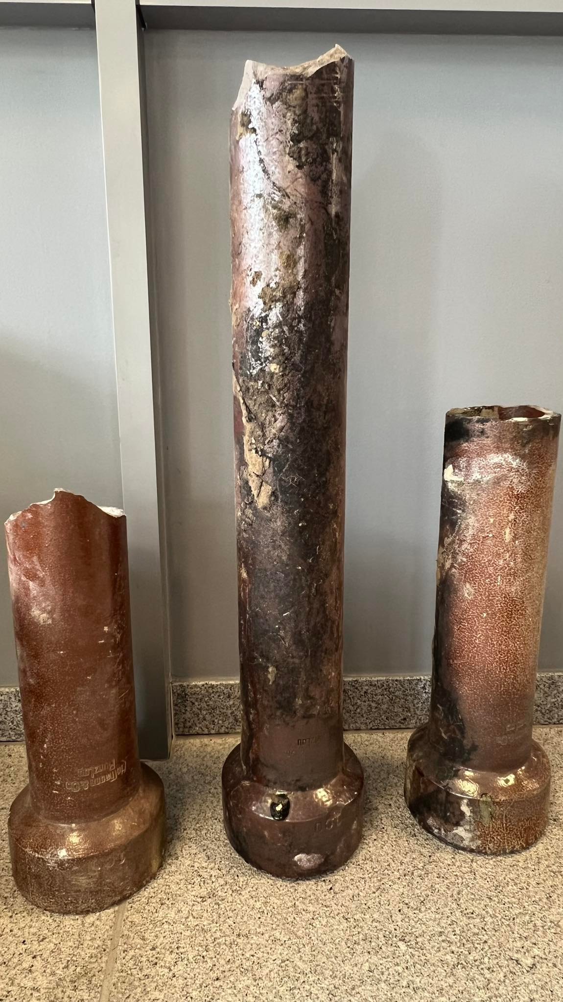 Ceramiczne rury z przedwojennego Bolesławca (Bunzlau)