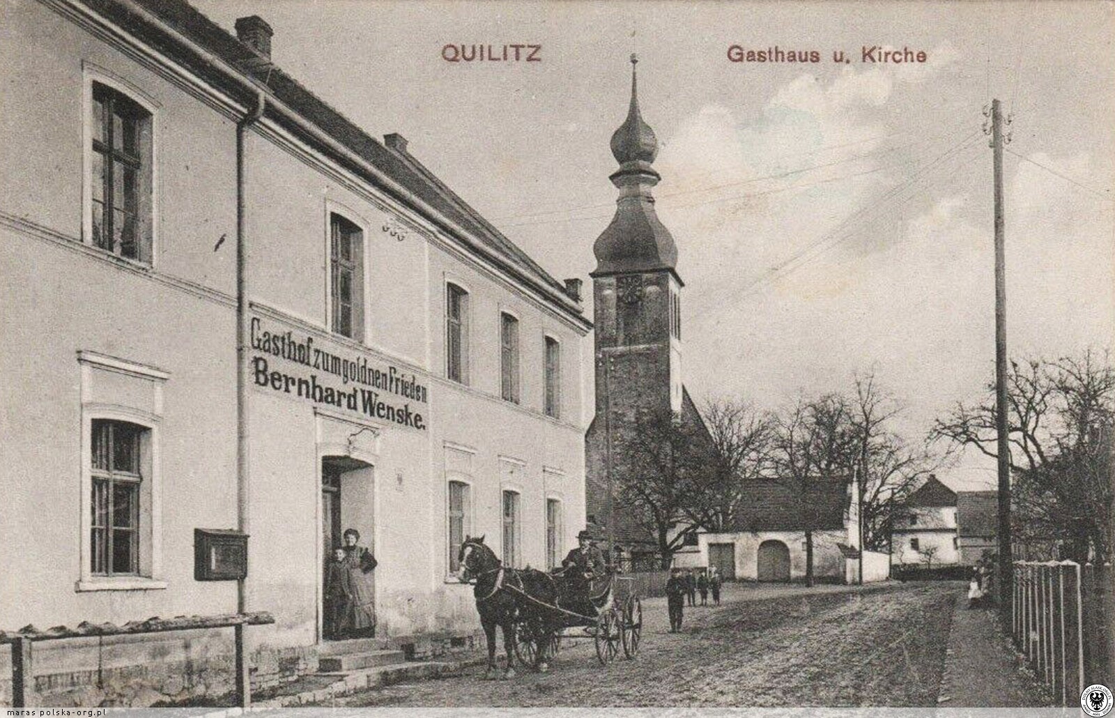 Przedwojenne zdjęcie wsi