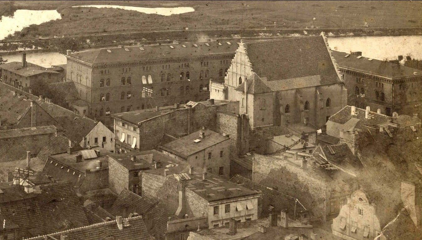Widok na miasto wraz z klasztorem Widok na miasto wraz z klasztorem
