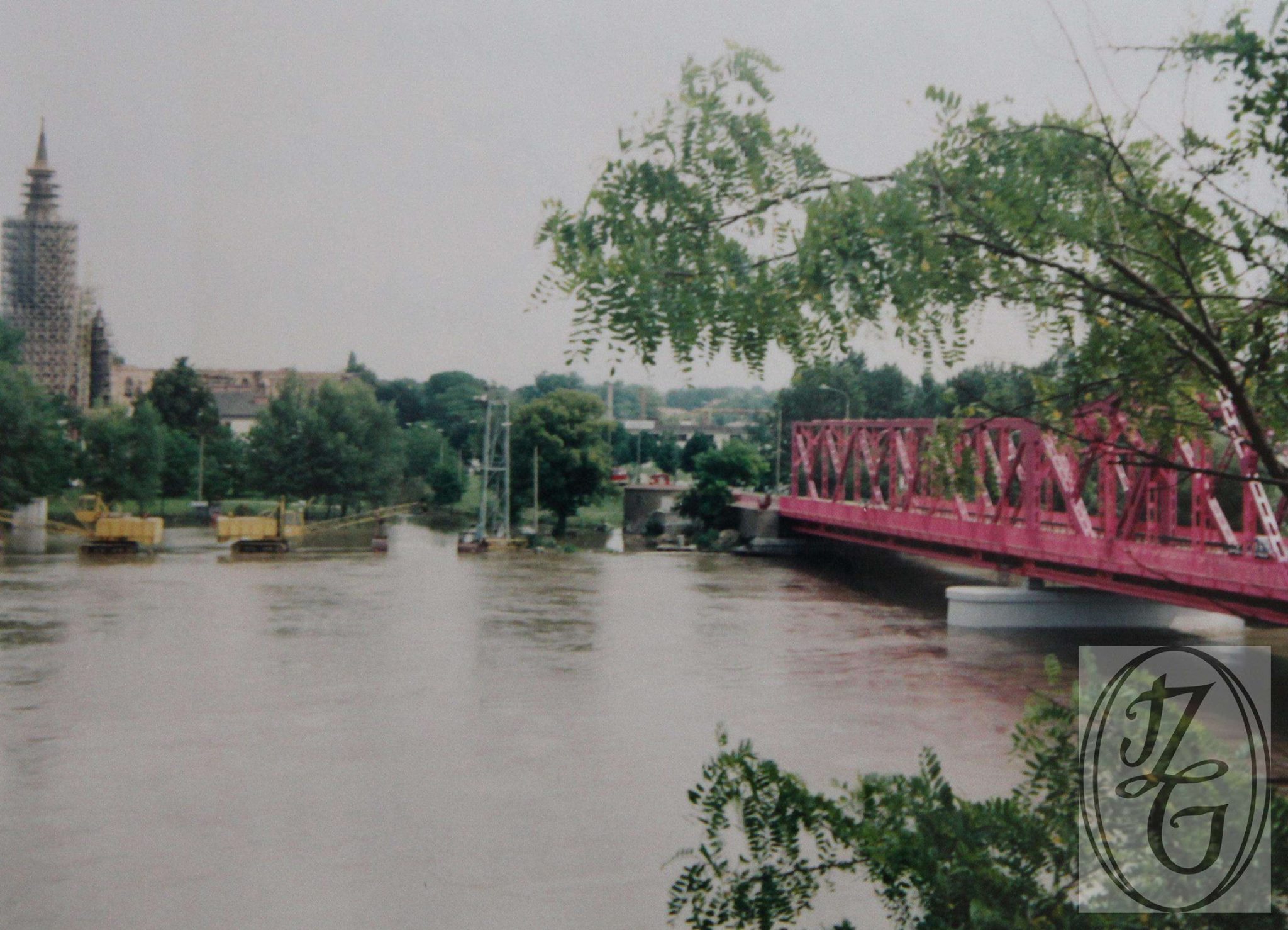 W czasie powodzi tysiaclecia w 1997 roku