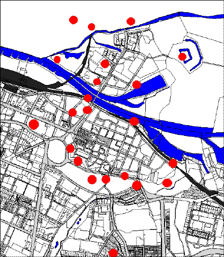 Mapka zachowanych obiektw
