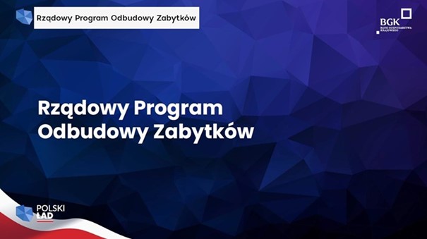 Rządowy Program Odbudowy Zabytk&oacute;w - zdjęcie 1