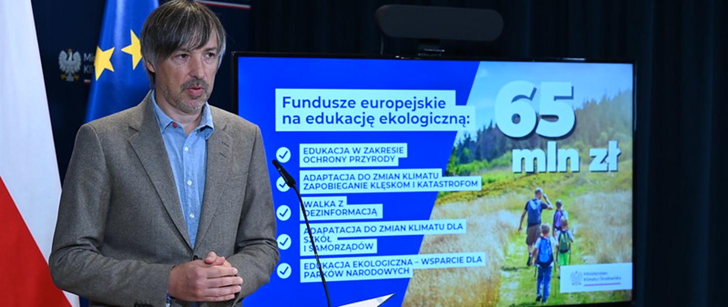 Ilustracja wprowadzenia: Fundusze europejskie na edukację ekologiczną.