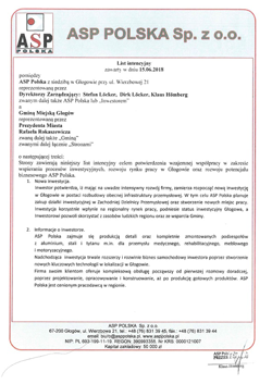 Planowane inwestycje - zdjęcie 1